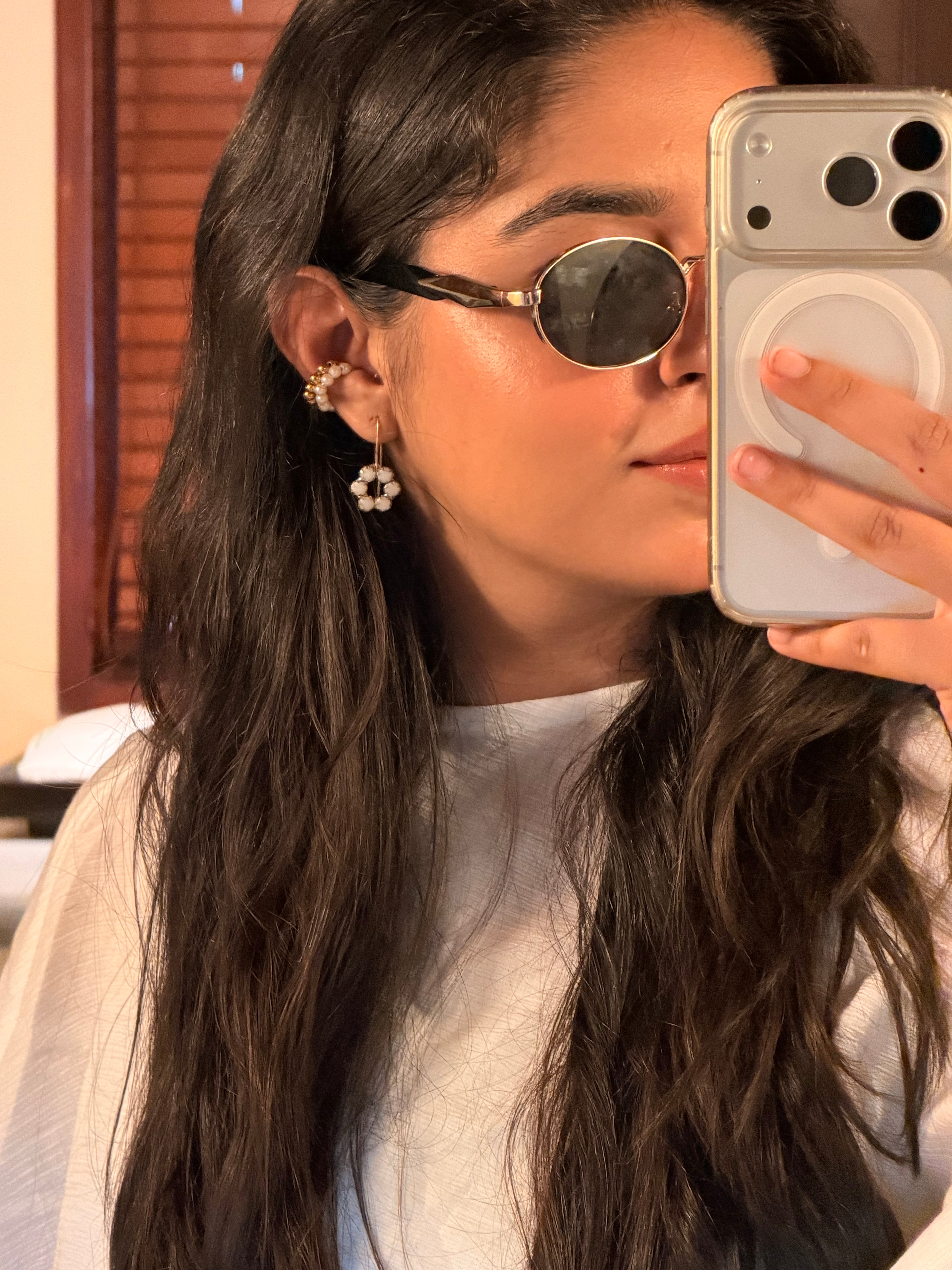 Heliotrope Earring