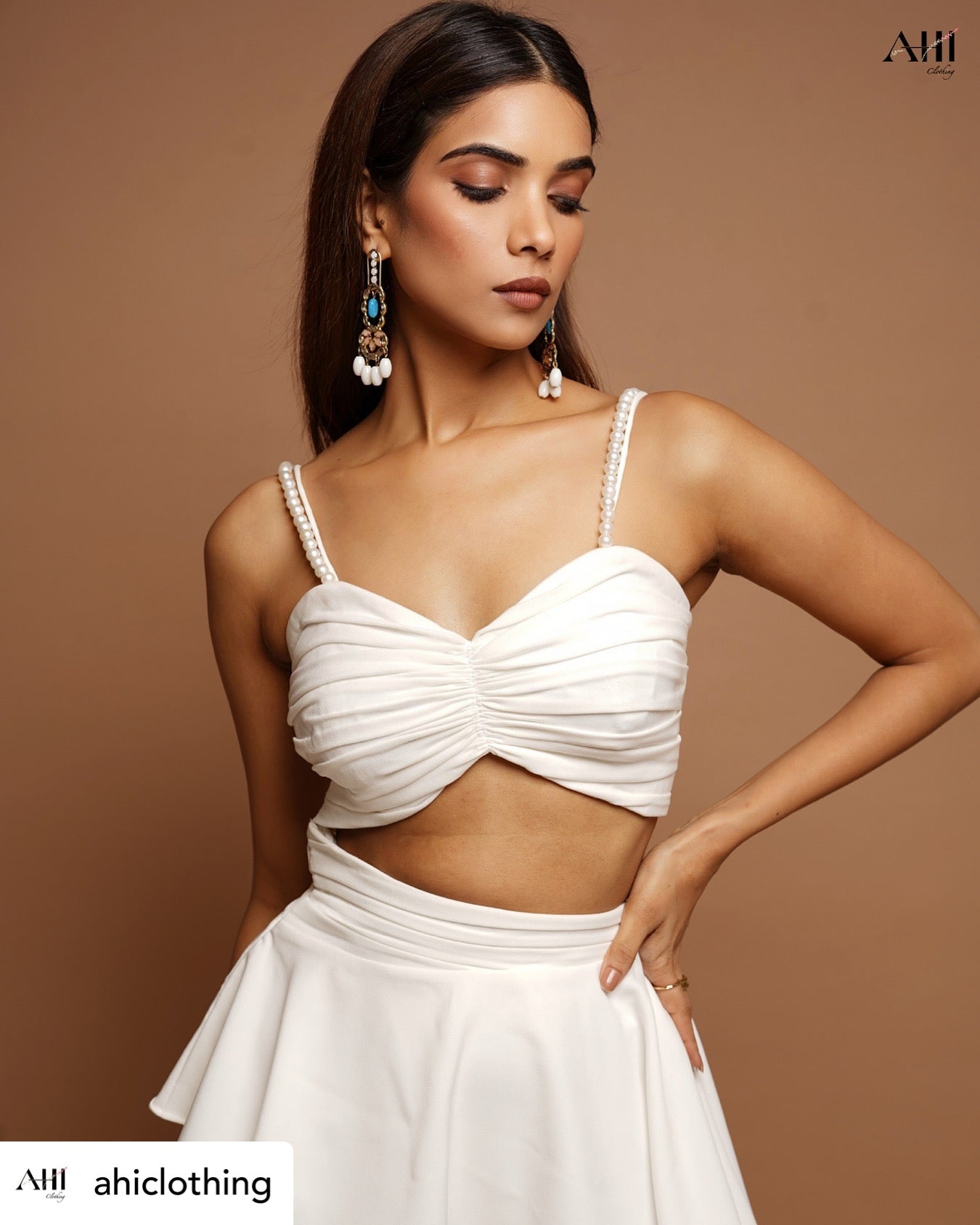 White Haze Earring