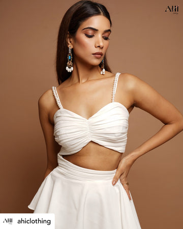 White Haze Earring