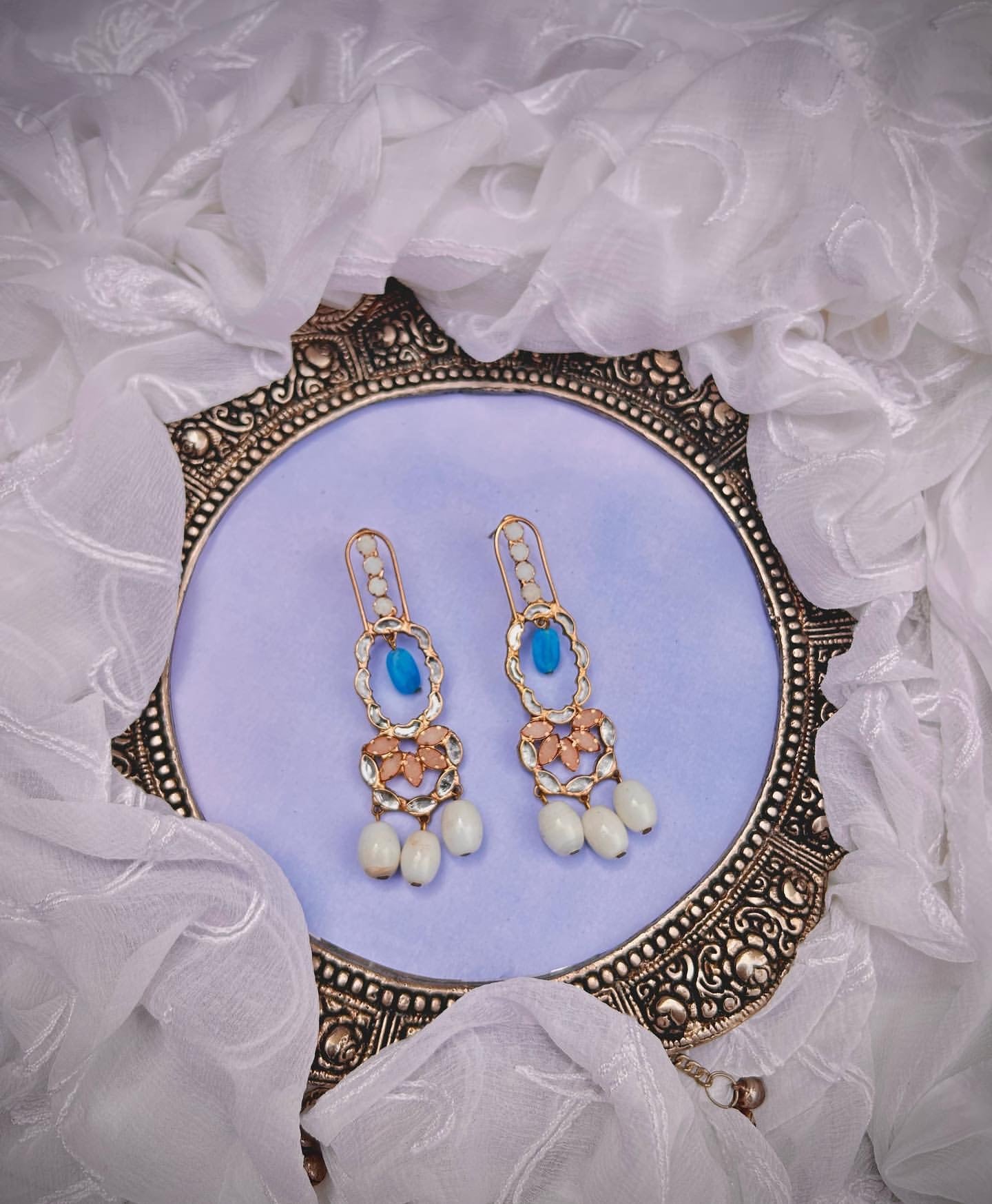 White Haze Earring