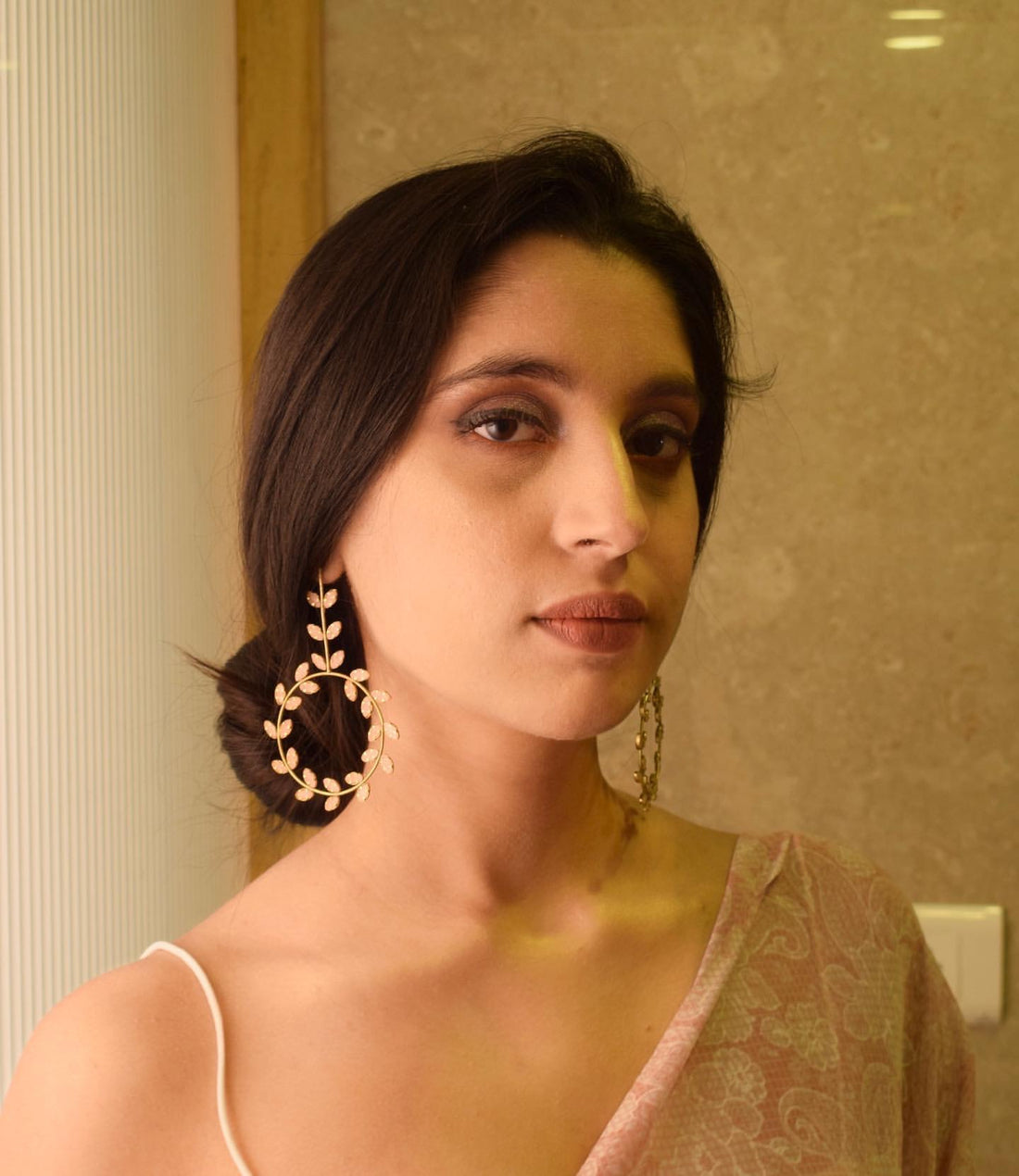 Mosaic Planet Earring