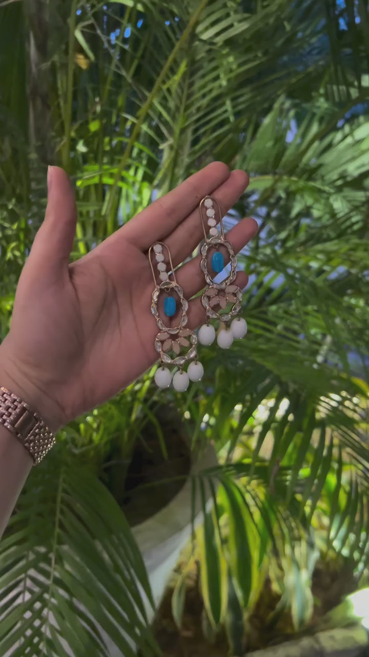 White Haze Earring